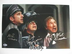 Spaceballs Cast Signed 11x17 Photo Mel Brooks Rick Moranis Beckett Bas Letter