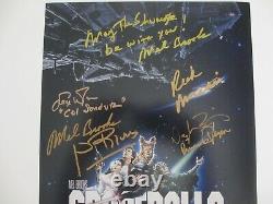 Spaceballs Cast Signed 11x17 Photo Mel Brooks Rick Moranis Beckett Bas Letter