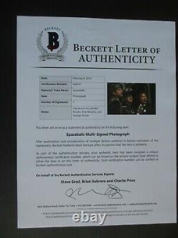 Spaceballs Cast Signed 11x17 Photo Mel Brooks Rick Moranis Beckett Bas Letter