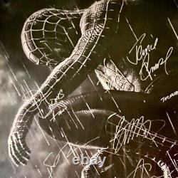 Spider-Man 3 cast signed poster Tobey Maguire, Kirsten Dunst, James Franco +7