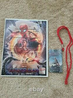 Spider-Man No Way Home 27x40 Cast Signed Movie Poster #45/50 (Tom Holland)