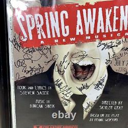 Spring Awakening Original Cast Signed Poster Sign Frames Skylar Grey 19x13