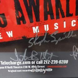 Spring Awakening SIGNED Original Broadway Cast Window Card Lea Michelle Framed