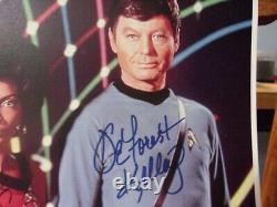 Star Trek Original Cast Signed Autographed 11x17 Color Photo by/4 Guaranteed