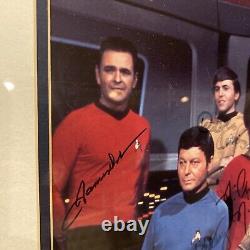 Star Trek Original Series Cast 11 X 14 Hand Signed Limited Ed Framed Photo