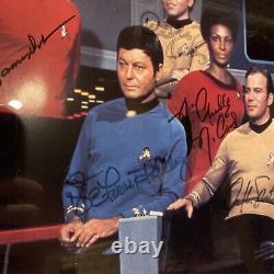 Star Trek Original Series Cast 11 X 14 Hand Signed Limited Ed Framed Photo