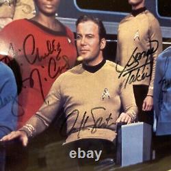 Star Trek Original Series Cast 11 X 14 Hand Signed Limited Ed Framed Photo