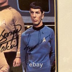 Star Trek Original Series Cast 11 X 14 Hand Signed Limited Ed Framed Photo