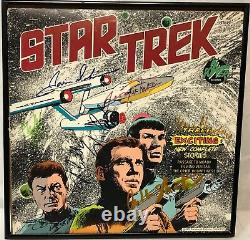 Star Trek TOS (7) SHATNER, NIMOY, KELLEY, DOOHAN Cast-Signed Vinyl LP withCoA