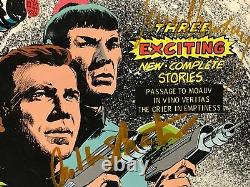 Star Trek TOS (7) SHATNER, NIMOY, KELLEY, DOOHAN Cast-Signed Vinyl LP withCoA