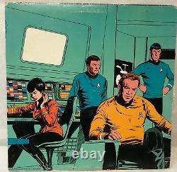 Star Trek TOS (7) SHATNER, NIMOY, KELLEY, DOOHAN Cast-Signed Vinyl LP withCoA