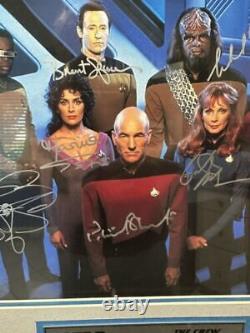 Star Trek The Next Generation Cast Signed Autograph Numbered 1064/2500