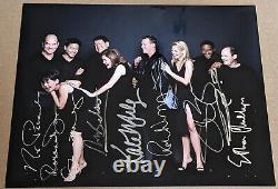 Star Trek Voyager Cast Signed Autographed 8 x 10 Photo. Signed by 9