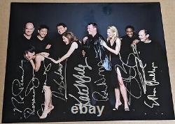 Star Trek Voyager Cast Signed Autographed 8 x 10 Photo. Signed by 9