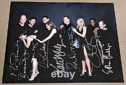 Star Trek Voyager Cast Signed Autographed 8 x 10 Photo. Signed by 9