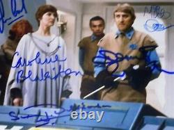 Star Wars ROTJ cast signed ENCAPSULATED 8x10 Photo BAS Beckett LOA x9