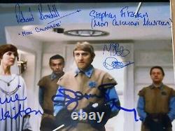 Star Wars ROTJ cast signed ENCAPSULATED 8x10 Photo BAS Beckett LOA x9