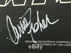 Star Wars cast signed album h. Ford carrie fisher john williams + not poster bas