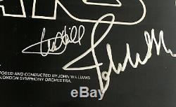 Star Wars cast signed album harrison ford carrie fisher john williams not poster