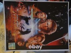 Star wars episode 3 cast signed poster /50