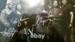 Stargate Universe Poster, Cast Signed, 8 Autographs, Mgm Studio Coa, Sgu, Sg-u