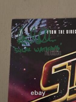 Starship Troopers Cast Signed Movie Poster Autographed by Cast JSA Authentic