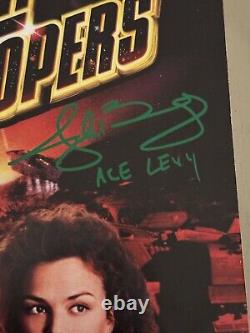Starship Troopers Cast Signed Movie Poster Autographed by Cast JSA Authentic