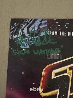 Starship Troopers Cast Signed Movie Poster Autographed by Cast JSA Authentic