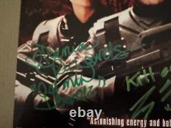 Starship Troopers Cast Signed Movie Poster Autographed by Cast JSA Authentic