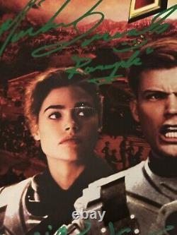 Starship Troopers Cast Signed Movie Poster Autographed by Cast JSA Authentic