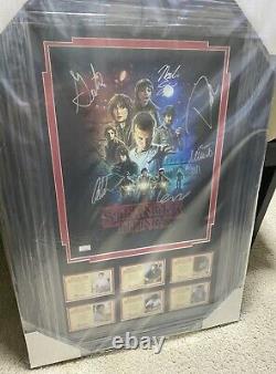 Stranger Things Cast Signed Autographed Display Authentic COA