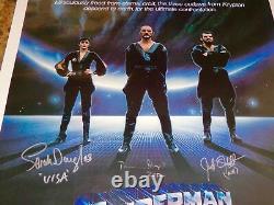 Superman II Cast Signed 1-Sheet Movie Poster Terence Stamp Sarah Douglas Jack +