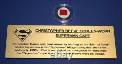 Superman Signed AUTOGRAPHS Christoper Reeve, Cavill, Welling, Cain, Routh + CAPE