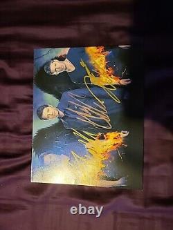 Supernatural Tv Cast Stars Autographed 8 1/2 X 11 Color Photo / Coa