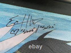 Sword Art Online Dub Cast Signed Wallscroll Cherami Leigh Erica Mendez Asuna