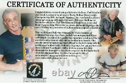 Sylvester Stallone & Cast Autographed ROCKY BALBOA Championship Belt ASI Proof