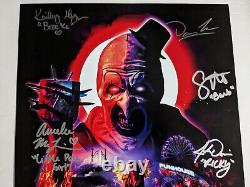 TERRIFIER 2 Cast 8x Signed 11x17 Poster David Howard Thornton + RARE JSA COA