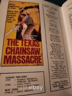 TEXAS CHAINSAW MASSACRE Cast SIGNED Vintage Magazine Leatherface HANSEN BURNS