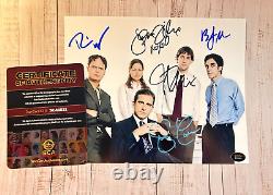 THE OFFICE Cast x5 Signed 8x10 (Carell, Krasinski) Authentic Autographs withCOA