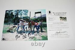 THE SANDLOT CAST SIGNED 11x14 MOVIE PHOTO BECKETT COA MIKE VITAR BENNY THE JET