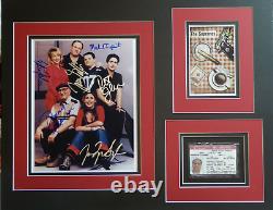 THE SOPRANOS RARE CAST PHOTO SIGNED BY 6 AUTOGRAPHED & PROP LICENSE WithCOA