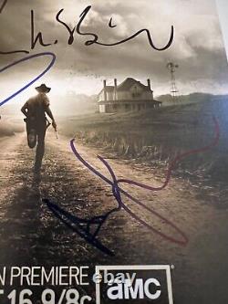 THE WALKING DEAD CAST AUTOGRAPH SIGNED x 5 ANDREW LINCOLN REEDUS Etc BECKETT LOA