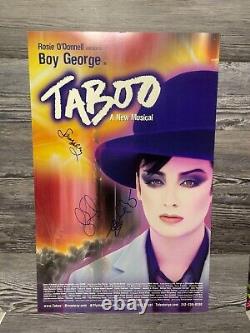 Taboo, Cast Signed Broadway Window Card