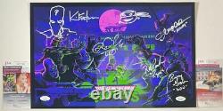 Teenage Mutant Ninja Turtles Cast Signed x5 11x17 Poster A Eastman TMNT JSA COA