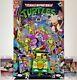 Teenage Mutant Ninja Turtles Cast Signed X5 11x17 Poster D Eastman Tmnt Jsa Coa