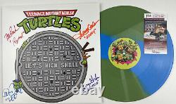 Teenage Mutant Ninja Turtles Cast signed Vinyl Record TMNT Original Voices JSA