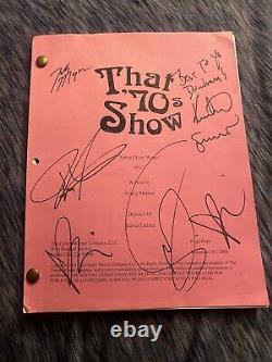 That 70s Show 2005 Script Spread Your Wings #813 Final Draft Signed By Cast