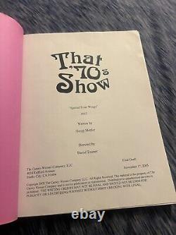 That 70s Show 2005 Script Spread Your Wings #813 Final Draft Signed By Cast