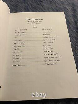 That 70s Show 2005 Script Spread Your Wings #813 Final Draft Signed By Cast