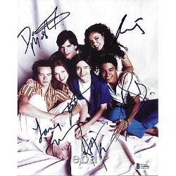 That 70s Show Cast Signed 8x10 Photo Beckett BAS Authentic Autograph All 6 Stars